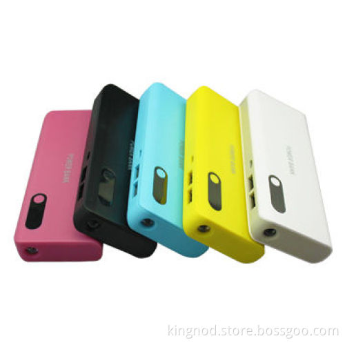 8,000mAh Power Banks with 5V/1.5A Output, LED Flashlight, Different Colors are Available